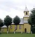 Western facade of the church