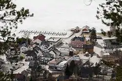 View of the village harbour