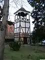 Timber-framed tower