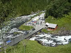 View of the visitors' center