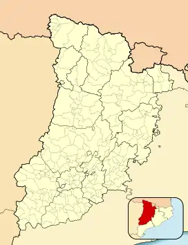 Basturs is located in Province of Lleida