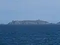 Enez ar Breur, with the lighthouse and the fort