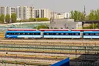 New trains at Tianzhu Depot