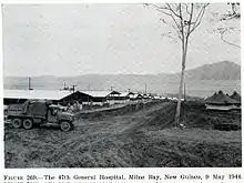 US Army, LLU's 47 General Hospital, Milne Bay