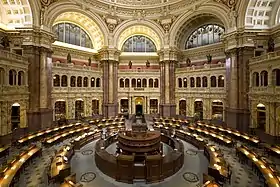 Image 68Library of Congress Main Reading Room, Washington DC (from Portal:Architecture/Academia images)