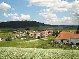 Southwest view of La Brévine