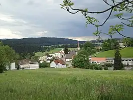 View of La Côte-aux-Fées from North-East