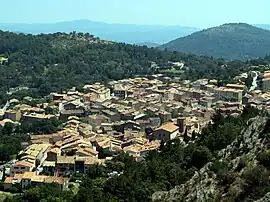 La Garde-Freinet, seen from the fort