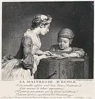 La Maîtresse d'École, after Jean-Baptiste-Siméon Chardin