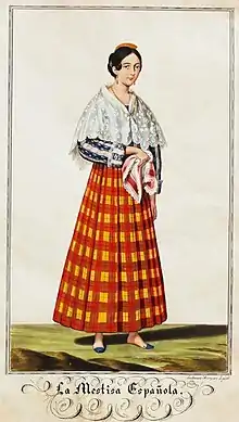 "La Mestisa Española" (A Spanish Mestiza Filipina) by Justiniano Asuncion