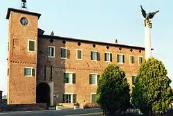 The Rocca (castle), the current town hall.