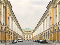 Zodchego Rossi Street, scene of the pogroms