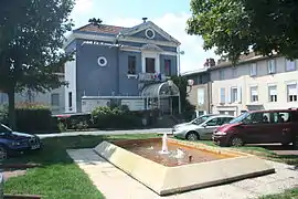 The town hall in Labastide-Rouairoux