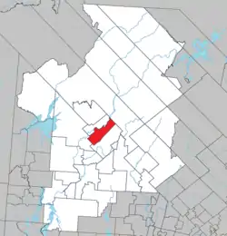 Location within Antoine-Labelle RCM