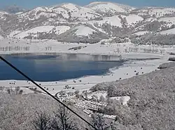 Laceno and lake in winter