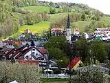 Lądek-Zdrój in spring