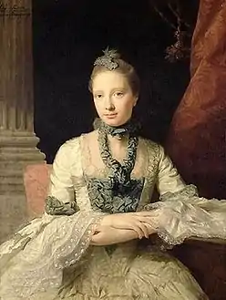 Lady Susan O'Brien (1743 – 1827), wife of William O'Brien, ca. 1761.