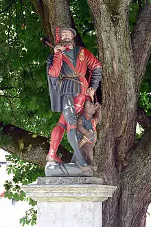 The Läufer (Runner) Fountain