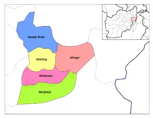 Location in Laghman Province