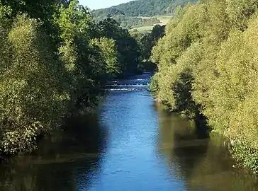 The Lahn at Buchenau in Dautphetal