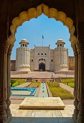 Image 3The Lahore Fort, a landmark built during the Mughal era, is a UNESCO World Heritage Site (from Culture of Pakistan)