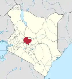 Location in Kenya