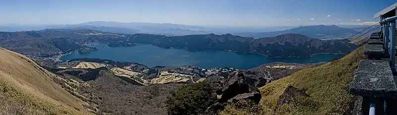 Lake Ashi from Mount Komagatake