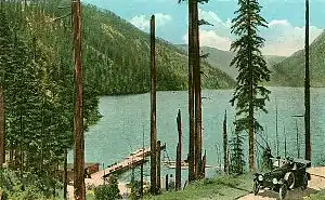 East Beach road and ferry dock, 1916