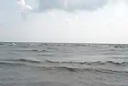 Lake Michigan looking south from the Manistique Boardwalk