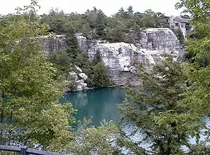 Lake Minnewaska at Minnewaska State Park Preserve.