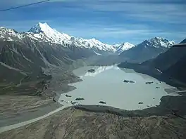 Lake Tasman and Mount Cook