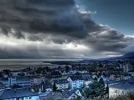 Peseux and Lake Neuchatel