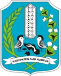 Coat of arms of Biak Numfor Regency