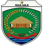 Coat of arms of Malaka Regency