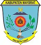 Coat of arms of Maybrat Regency