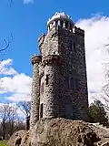 Lambert Tower on the mountain crest