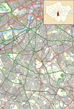 The Duke of Edinburgh is located in London Borough of Lambeth