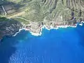 Aerial view of Lanaʻi Lookout, below Koko Crater