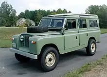 Land Rover Series IIA station wagon coil-sprung hybrid