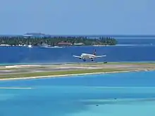 Image 24Plane landing on an airport island, Velana International Airport, Hulhulé Island, Maldives (from Island)