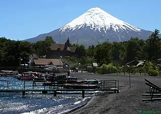 Osorno Volcano from Petrohué Harbor.