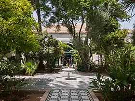 Courtyard and garden of the Grand Riad