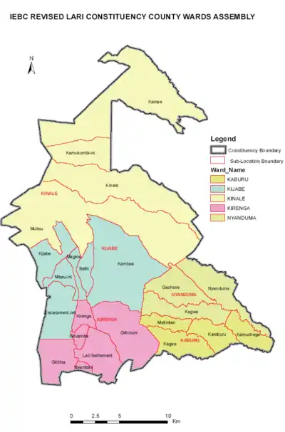 Map Of Lari Constituency