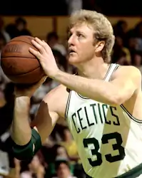 head shot of Larry Bird