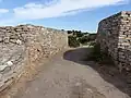 Cogotas II. Castro del Cogotas. Reconstruction of the main entrance