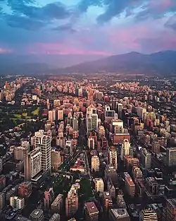 View from Gran Torre Santiago