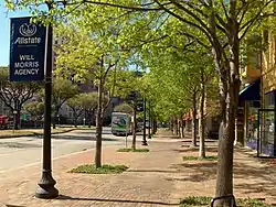 Streetscape in the Las Colinas Urban Center