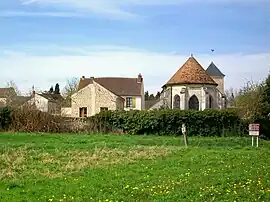 The church and the old school, in Lassy