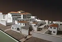 Model of the Colombier Roman villa