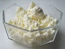 Russian tvorog cheese